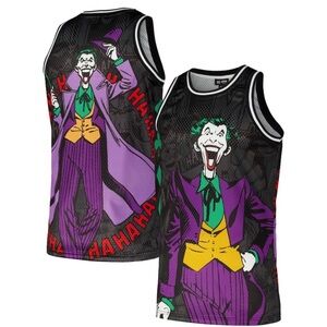 Joker Sport DC Comics Streetware Athletic Basketball Tank Top